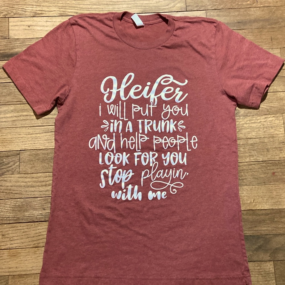 Rust colored T-shirt